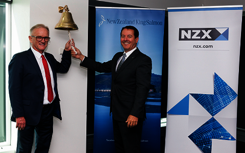 Salmon is on the menu at both the NZX Main Board (NZX) and the ASX with the listing of New Zealand King Salmon