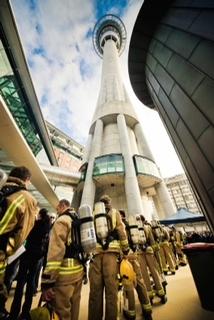  Firefighter Sky Tower Stair Challenge this Saturday (May 23)
