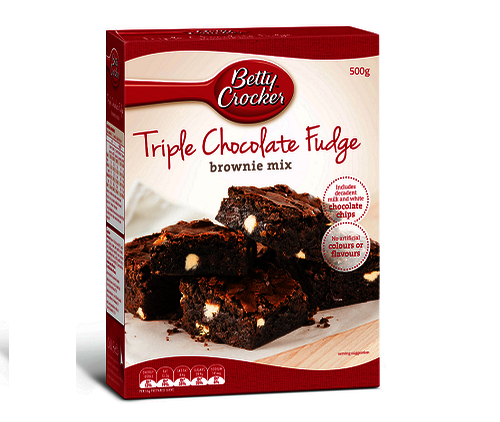 Morning or Afternoon, Make Tea-Time a Breeze with Betty Crocker Triple Chocolate Fudge Brownie!