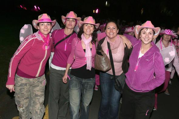 Aucklanders get in the pink spirit for the Dove Pink Star Walk