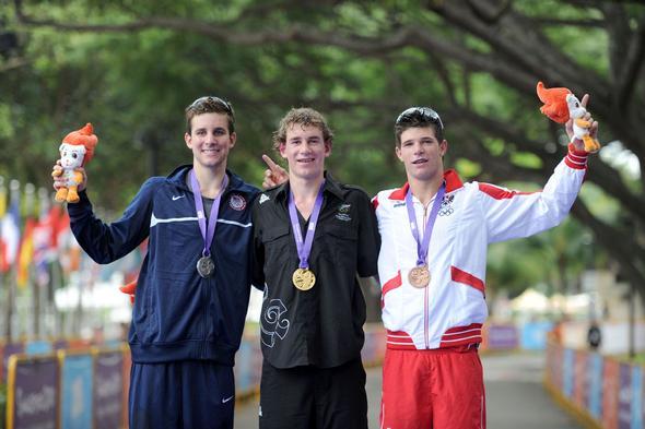 Aaron Barclay Wins First YOG Gold in Men's Triathlon