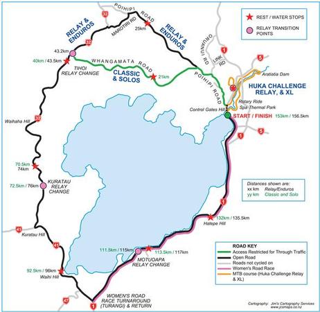 Contact Lake Taupo Cycle Challenge Changes Course