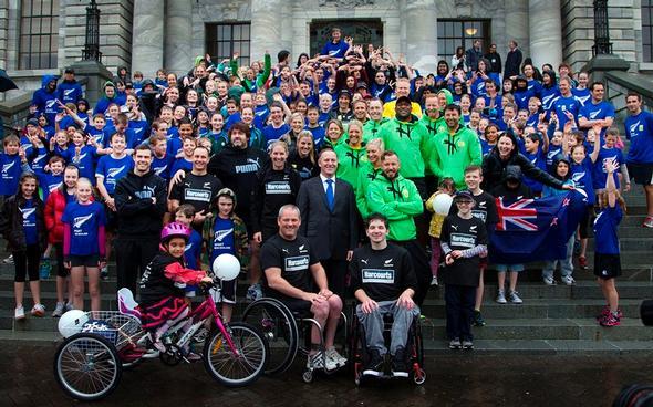 Prime Minister Starts Inaugural Trans-Tasman Sports Race for Charity