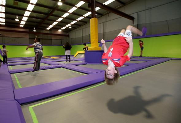 Giant Trampoline Park Opens In Auckland
