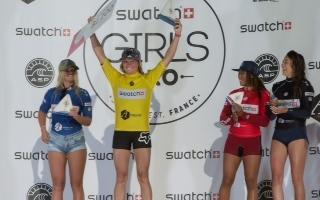 Juniors Final at the SWATCH Girls Pro France 2014 – Keely Andrew (AUS) deserves the win