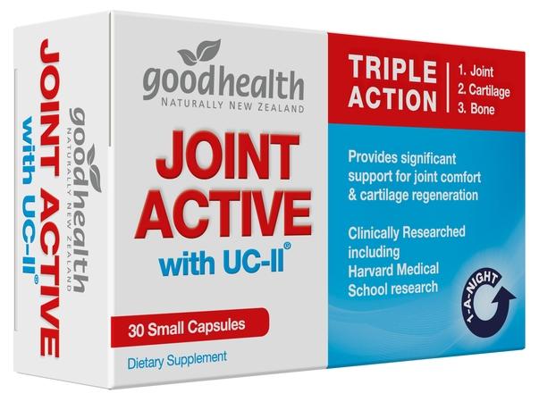 Introducing Good Health Joint Aactive With UC-II Triple Action For Joints, Bones and Cartilage