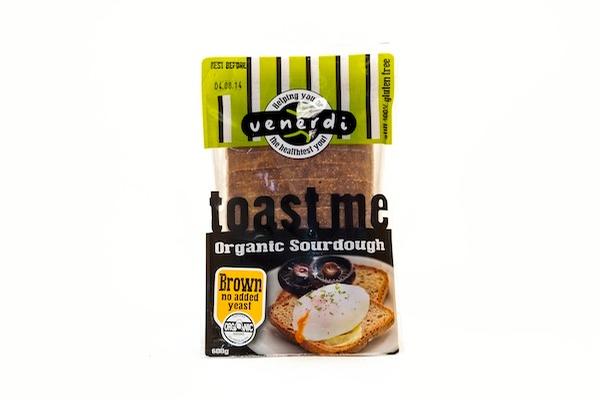 Introducing Venerdi Organic Soudough Brown no added yeast bread; time to toast!