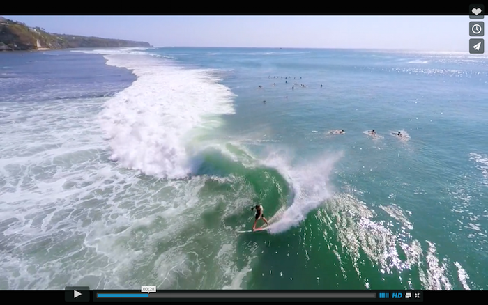 Drone Surf Footage: Balinese Perfection from the Air