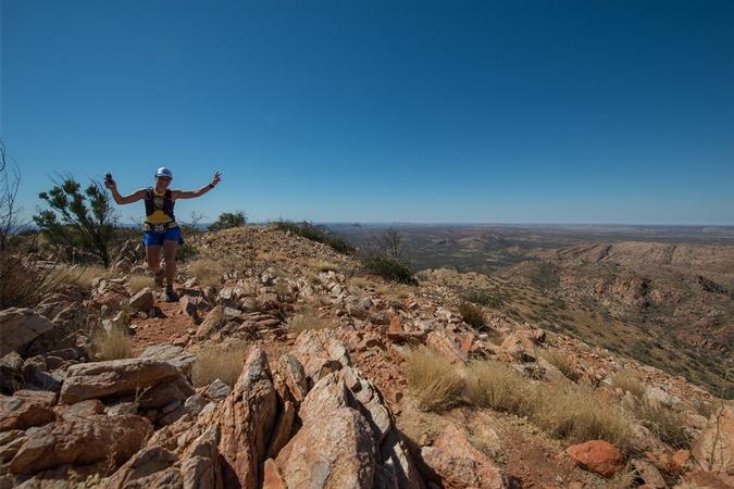 Troy Lum and Deb Nicholl victorious at Run Larapinta 2017