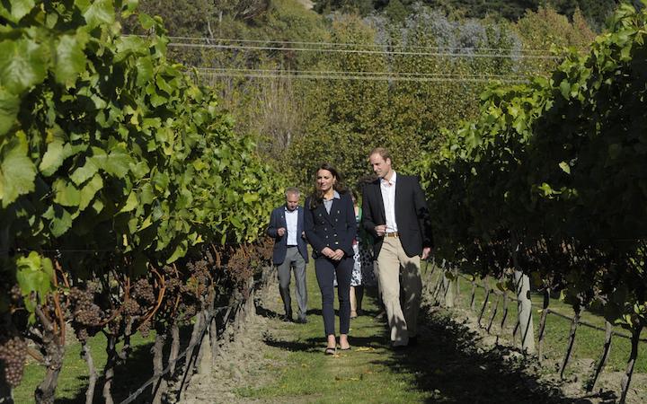Duke and Duchess of Cambridge wowed by Central Otago wine and food