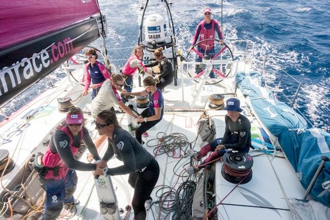 All-female sailing crew provide inspiration on International Women's Day