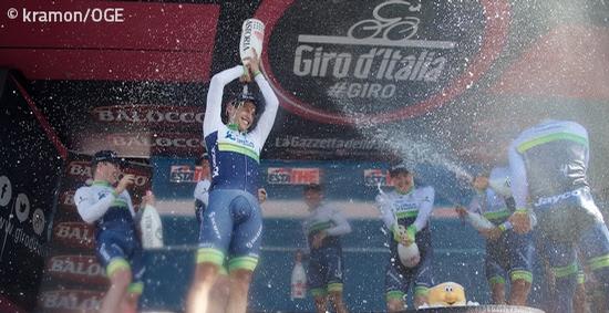 Juggling act to support ORICA-SCOTT youth at Giro d'Italia
