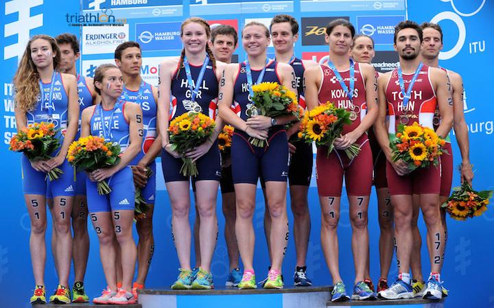Great Britain complete Mixed Relay World Championships hat-trick in Hamburg