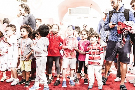 Bahrain's future sporting stars.  Credit: ascha Deforth. 
