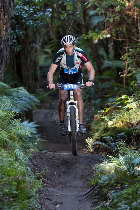  Nelson's Trevor Voyce, on his way to second at last year's ThermaTech 3D Rotorua 50km race.  Credit: Jamie Troughton/Dscribe Media Services.