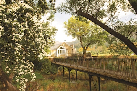 Millbrook's unrivalled setting – babbling streams and snow-capped mountains provide a stunning backdrop