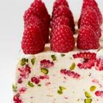 Hansells Yoghurt inspired summer recipes - Semifreddo with yoghurt, honey, raspberry and pistachio