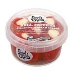 New Food Snob Bell Peppers Filled With Cream Cheese